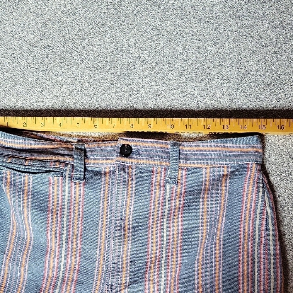Madewell Multicolor Striped Emmet Denim Shorts Size28 - Picture 7 of 9